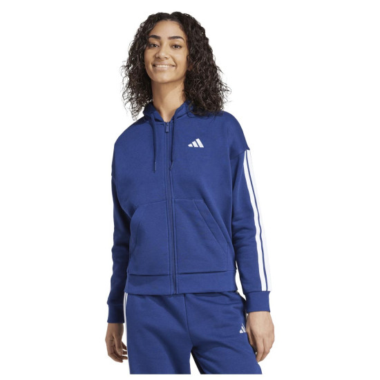 Adidas Γυναικεία ζακέτα Essentials 3-Stripes Full-Zip Fleece Hoodie Adidas Γυναικεία ζακέτα Essentials 3-Stripes Full-Zip Fleece Hoodie